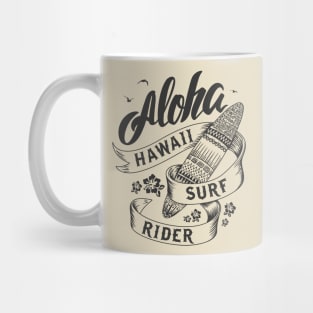 Aloha Hawaii Surfing Mug